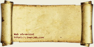 Velislava Jačović vizit kartica